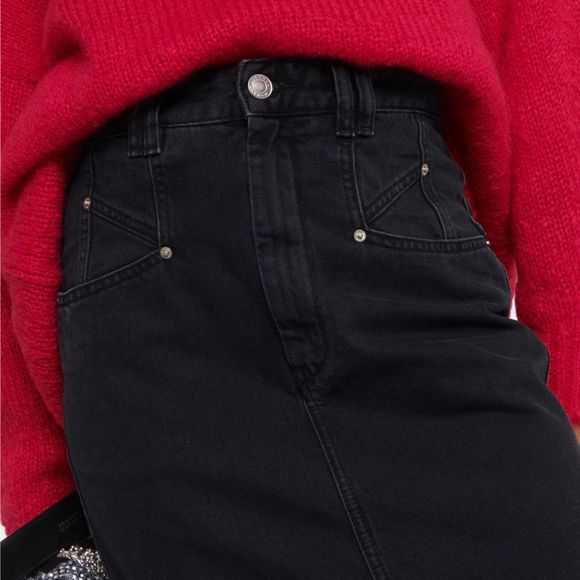 Isabel Marant Dipoma Denim Midi Skirt - Picture 4 of 8